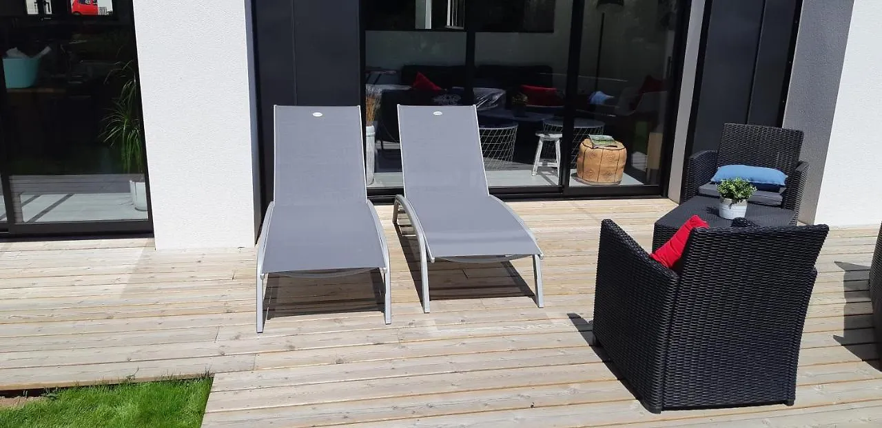 Prázdninový dům Cote Mer Cheminee 400 M De La Plage 4 Velos Bénodet